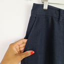 Second-Hand - Witchery Navy Linen Straight Leg Pants Size 12 - SwapUp