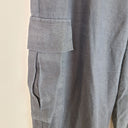 Second-Hand - Witchery Navy Linen Straight Leg Pants Size 12 - SwapUp