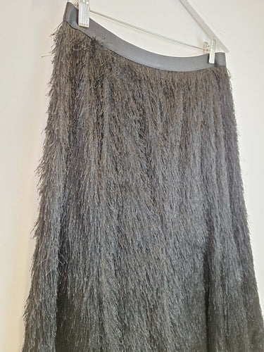 Second-Hand - Veromika Chic Fringing A Line Midi Skirt Size 12 - SwapUp