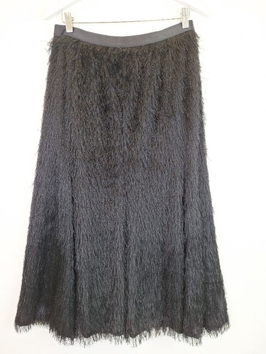 Second-Hand - Veromika Chic Fringing A Line Midi Skirt Size 12 - SwapUp