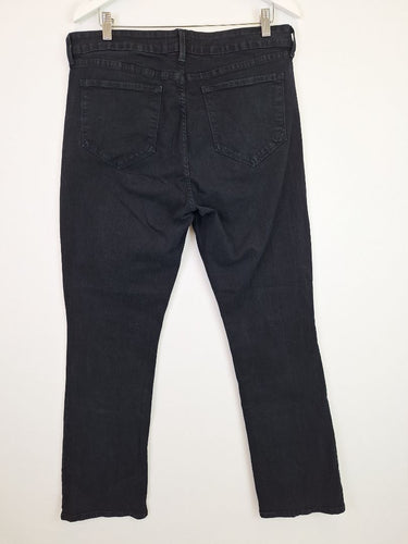 Second-Hand - NYDJ Dark Wash Mini Boot Jeans Size 16 - SwapUp
