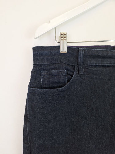 Second-Hand - NYDJ Dark Wash Skinny Jeans Size 16 - SwapUp