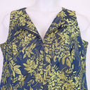 Second-Hand - Digbys Navy Botanical Print Sleeveless Mini Dress Size 18 - SwapUp