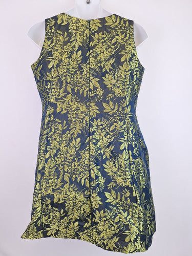 Second-Hand - Digbys Navy Botanical Print Sleeveless Mini Dress Size 18 - SwapUp