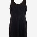 Second-Hand - Sportscraft Midnight Blue Preppy Pinstriped Mini Dress Size 14 - SwapUp