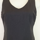 Second-Hand - Sportscraft Midnight Blue Preppy Pinstriped Mini Dress Size 14 - SwapUp