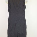 Second-Hand - Sportscraft Midnight Blue Preppy Pinstriped Mini Dress Size 14 - SwapUp