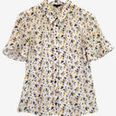 Second-Hand - Cue Sweet Yellow Roses Shirt Size 8 - SwapUp