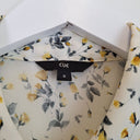 Second-Hand - Cue Sweet Yellow Roses Shirt Size 8 - SwapUp