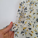 Second-Hand - Cue Sweet Yellow Roses Shirt Size 8 - SwapUp