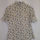 Second-Hand - Cue Sweet Yellow Roses Shirt Size 8 - SwapUp