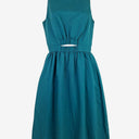 Second-Hand - Cue Teal Cinched Formal Dress Size 8 - SwapUp