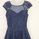 Second-Hand - Review Indigo Jacquard Formal Dress Size 8 - SwapUp