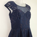 Second-Hand - Review Indigo Jacquard Formal Dress Size 8 - SwapUp