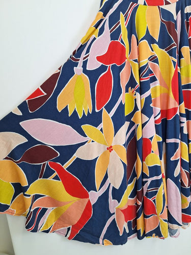 Second-Hand - Mister Zimi Summer Tulip Draped Maxi Skirt Size 10 - SwapUp