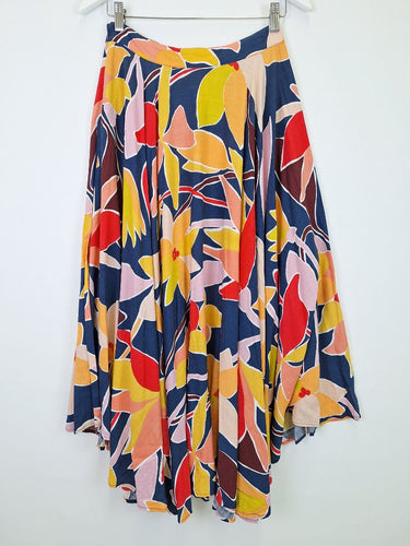 Second-Hand - Mister Zimi Summer Tulip Draped Maxi Skirt Size 10 - SwapUp