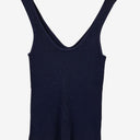 Second-Hand - Mister Zimi Navy Ribbed Tank Top Size S - SwapUp