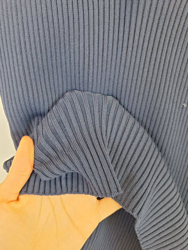 Second-Hand - Mister Zimi Navy Ribbed Tank Top Size S - SwapUp
