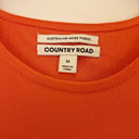 Second-Hand - Country Road Coral Ruffle Back Tank Top Size M - SwapUp