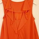 Second-Hand - Country Road Coral Ruffle Back Tank Top Size M - SwapUp