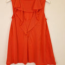 Second-Hand - Country Road Coral Ruffle Back Tank Top Size M - SwapUp