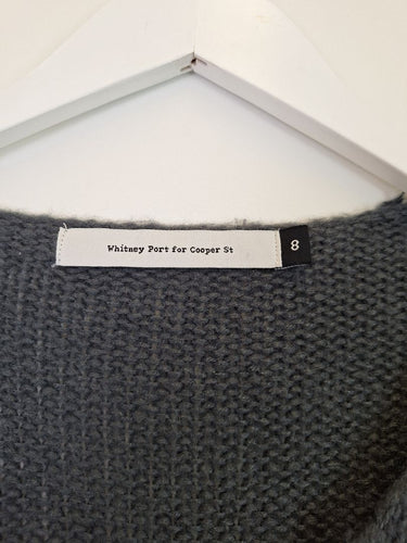 Second-Hand - Cooper St Slate Chunky Knit Jumper Size 8 - SwapUp