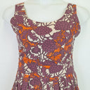 Second-Hand - Dangerfield Muted Purple Flower Tie Back Dress Size 12 - SwapUp