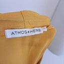Second-Hand - Atmos & Here Honeysuckle Textured Satin Wrap Dress Size 14 - SwapUp