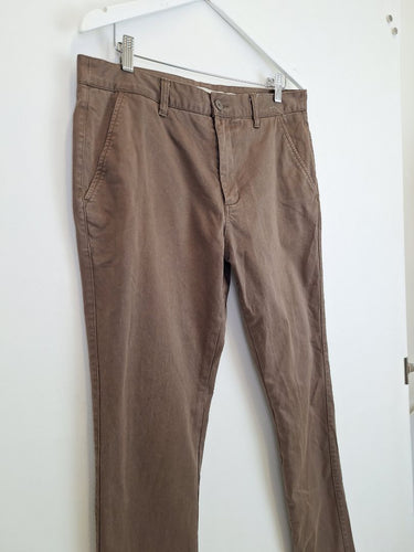 Second-Hand - Academy Washed Chestnut Everyday Pants Size 16 - SwapUp