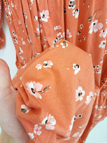 Second-Hand - Commonry Peach Petal Tiered Dress Size 18 - SwapUp