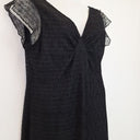 Second-Hand - Silhouette V Neck Lace Edge Dress Size 18 - SwapUp