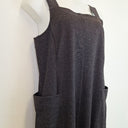 Second-Hand - Foil Charcoal Boxy Midi Dress Size 14 - SwapUp