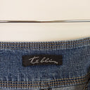 Second-Hand - Assorted Brands Mid Blue Button Waist Ankle Jeans Size 20 - SwapUp