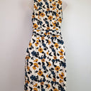 Second-Hand - Cue Mock Neck Front Zip Midi Dress Size 6 - SwapUp