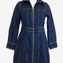 Second-Hand - Witchery Dark Wash Denim Mini Dress Size 4 - SwapUp