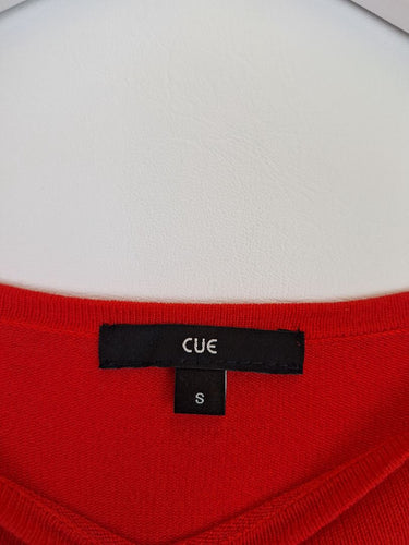 Second-Hand - Cue Fire Orange Relaxed Top Size S - SwapUp