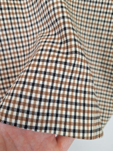 Second-Hand - Review Classic Check Pleat Mini Skirt Size 6 - SwapUp