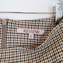 Second-Hand - Review Classic Check Pleat Mini Skirt Size 6 - SwapUp
