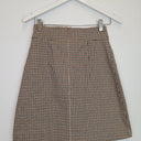 Second-Hand - Review Classic Check Pleat Mini Skirt Size 6 - SwapUp