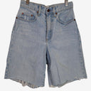 Second-Hand - Nobody Denim Light Wash High Rise Shorts Size 6 - SwapUp