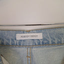 Second-Hand - Nobody Denim Light Wash High Rise Shorts Size 6 - SwapUp