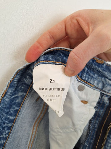 Second-Hand - Nobody Denim 'Frankie' High Rise Shorts Size 6 - SwapUp