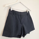 Second-Hand - Reiss Navy Stonewash Elevated Shorts Size 4 - SwapUp