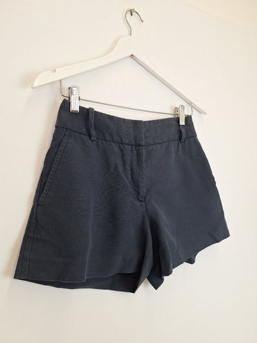 Second-Hand - Reiss Navy Stonewash Elevated Shorts Size 4 - SwapUp