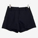Second-Hand - Reiss Navy Structured Mini Shorts Size 4 - SwapUp