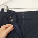 Second-Hand - Reiss Navy Structured Mini Shorts Size 4 - SwapUp