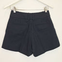 Second-Hand - Reiss Navy Structured Mini Shorts Size 4 - SwapUp