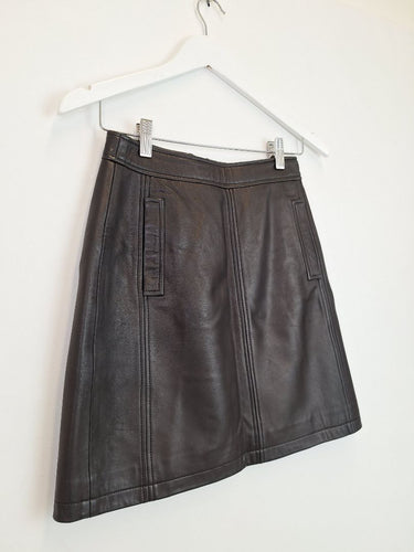 Second-Hand - Marcs Genuine leather Mini Skirt Skirt Size 6 - SwapUp