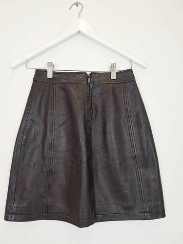 Second-Hand - Marcs Genuine leather Mini Skirt Skirt Size 6 - SwapUp