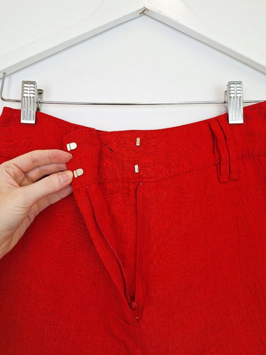 Second-Hand - Country Road Ruby French Linen Shorts Size 4 - SwapUp